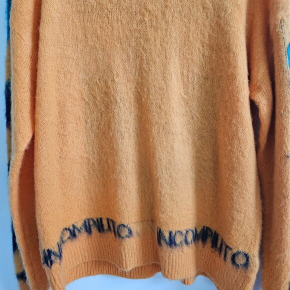 Off White Orange Mohair Sweater (Original $1195) - Picture 4 of 9